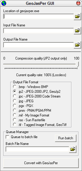 geojasper jp2 format